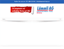 Tablet Screenshot of laemmli-thal.ch